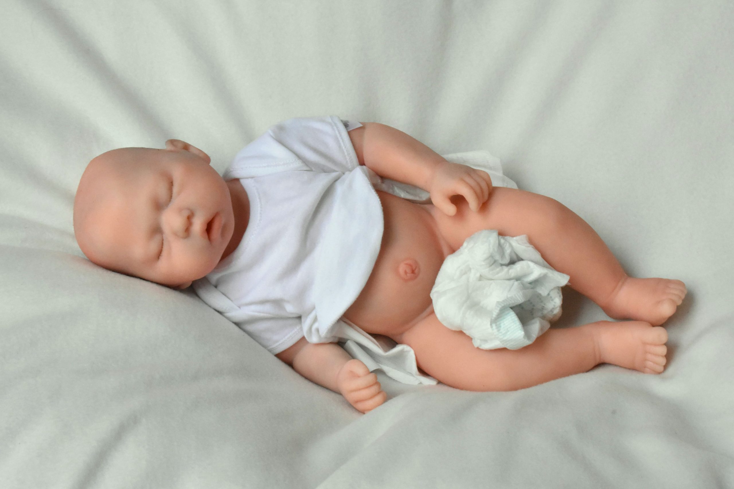 Bebé Reborn de Silicona 46 cm dormido (por encargo)